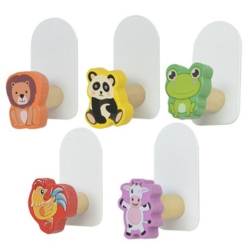 ДЕРЕВЯННЫЙ КАРТОННЫЙ КРЮЧОК ДЛЯ ДЕТЕЙ НАСТЕННАЯ ВЕШАЛКА