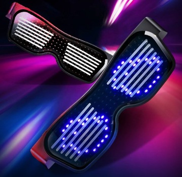 Очки со светодиодной подсветкой Bluetooth