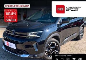 Citroen C5 Aircross I SUV Facelifting 1.5 BlueHDi 131KM 2023 Citroen C5 Aircross 1.5 ON 130KM Shine Pack EAT8 FV23 Salon PL Serwis ASO