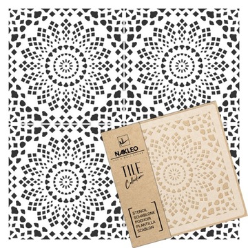 SZABLON MALARSKI do kafelków płytek CABRELA 30x30