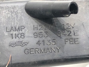 HALOGEN PRAVÝ PŘEDNÍ VW SCIROCCO III 1K8953042E HATCHBACK 08-17