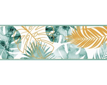 Pas dekoracyjny samoprzylepny na ścianę Deco Border 83 Monstera