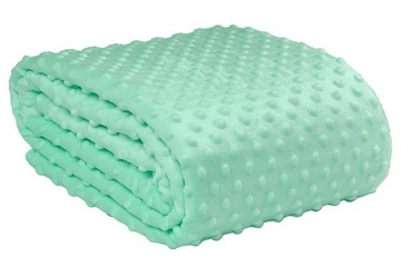 Jedno Lub Dwukolorowa Narzuta Na Łóżko Koc 90x180 Minky Premium Kolory