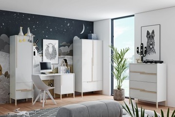 ZESTAW MEBLI SPRING PLUS KOMODA (DREWNO JASNE)