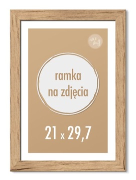 Ramka na zdjęcia 21x29,7 cm 29,7x21 A4 - Brzoza