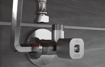 DURO SOLID Угловой клапан 1/2x3/4x3/8 BIS с защитой от накипи