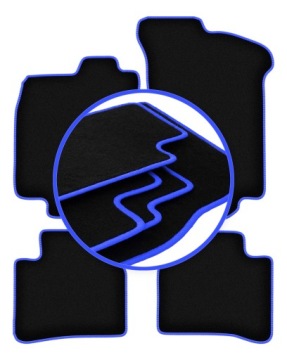 Koberce do auta Blue pro: Fiat Tempra kombi, sedan 1990-1999