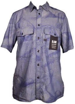 G-STAR RAW koszula REGULAR blue STRAIGHT SHIRT_ L