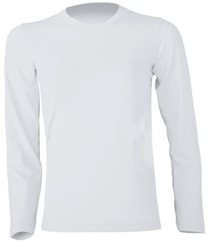 TSHIRT podkoszulek biały 12-14 długi rękaw 158
