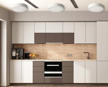 ПЛАФОННАЯ ЛАМПА 50 СМ КРУГЛАЯ ЧЕРНАЯ ПОТОЛОЧНАЯ ЛЮСТРА