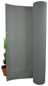 Чехол для ограждения балкона и террасы Техноротанг NELLY GREY на заказ