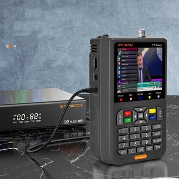 CYFROWY MIERNIK SYGNAŁU SAT-FINDER LCD 4000 mAh