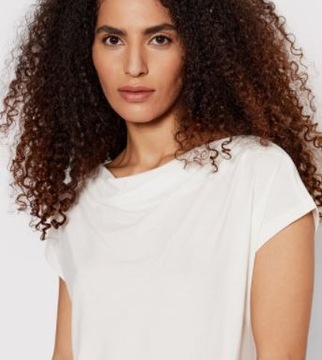 WEEKEND MAXMARA T-SHIRT CIĄŻOWY BIAŁY S 1BFC