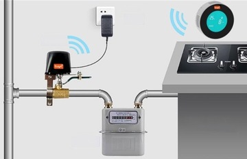 КОНТРОЛЛЕР ПРЕДОХРАНИТЕЛЬНОГО КЛАПАНА ВОДЫ ГАЗА TUYA WIFI
