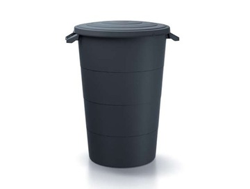 Kosz na śmieci ogrodowy Smooth 120 L Antracyt