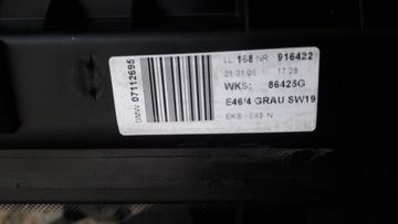 07112695 STŘEŠNÍ OKNO BMW 3 E46 SEDAN