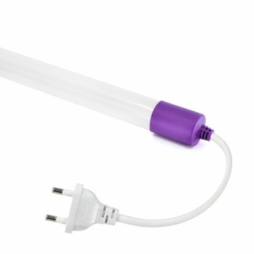 ŚWIETLÓWKA LED FIOLETOWA NEON 18W 230V Z WTYCZKĄ FIOLETOWA