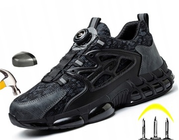 Buty LEKKIE Robocze Obuwie Sportowe PÓŁBUTY BHP Z Noskiem