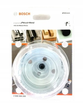 Биметаллическая кольцевая пила Bosch 83 мм по дереву и металлу