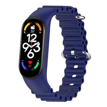 PASEK BRANSOLETA OPASKA DO XIAOMI MI BAND 3/4/5/6/7 - BLUE
