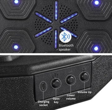 Музыкальный боксерский тренажер Тренировочная боксерская стенка ПЕРЧАТКИ BLUETOOTH 2 пары