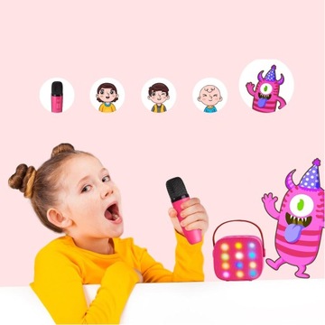 2 МИКРОФОНА BLUETOOTH + ПОРТАТИВНАЯ БЕСПРОВОДНАЯ ДИНАМИКА ДЛЯ ДЕТЕЙ