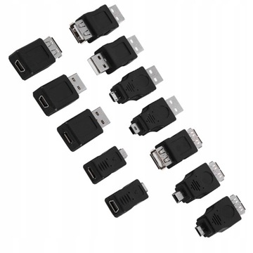 12W1 ADAPTER MINI MĘSKI ŻEŃSKI KONWERTER USB2.0