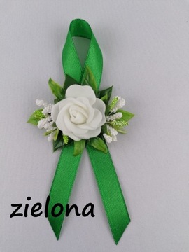 Kotyliony dla rodziców świadków starostów przypinki ślubne do butonierki