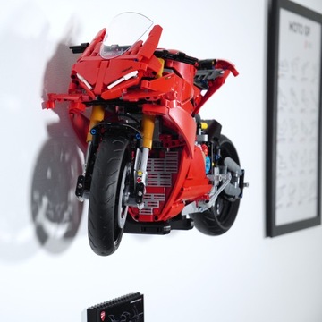 Ducati Panigale V4 S 42202 - Uchwyt Na Ścianę Wieszak Na LEGO Motocykl