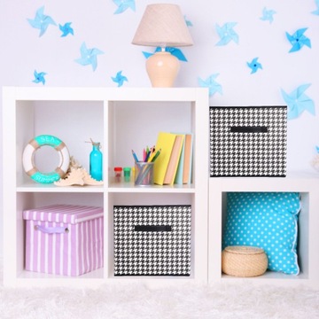 ГАРДЕРОБ-ОРГАНИЗАТОР текстильный ящик 25х25х25 см для хранения одежды