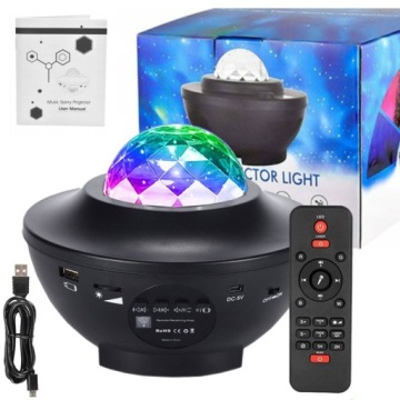 Звездный проектор Звездный светодиодный RGB ночник + пульт дистанционного управления