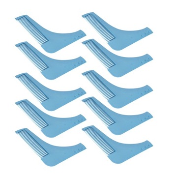 10pcs beard shaper template L shape for styling and preventing static