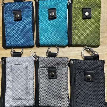 RFID-блокировка небольшого кошелька с водонепроницаемой застежкой-молнией