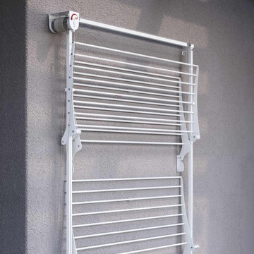 Настенная башенная сушилка, белая, 108x52x137 см