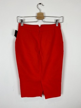 Czerwona spódnica ołówkowa Zara S/36