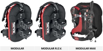 Куртка BCD с крылом SEAC MODULAR REV с выпускным клапаном в насосе