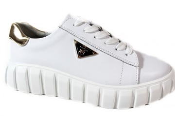 Sneakersy Filippo DP4138 R.41 Skóra Białe Lico