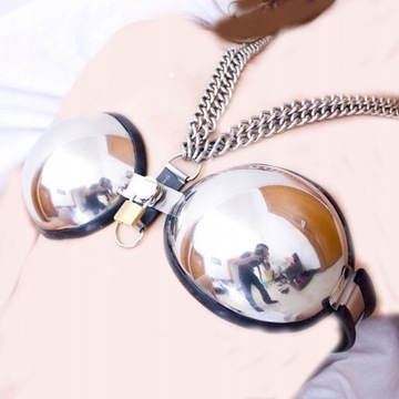 Мужской двойной провод из нержавеющей стали сзади Chasti