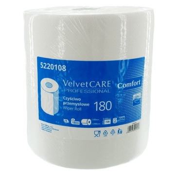 VELVET CZYŚCIWO PAPIEROWE 2w PRZEMYSŁOWE 180mb 1sz