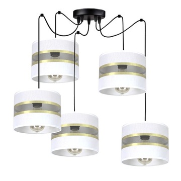 LAMPA PAJĄK Wisząca LED LOFT EDISON Spider CIEN