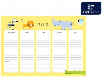 ПЛАН УРОКА ИНТЕРДРУК А4 B&B Kids ЖИВОТНЫЕ