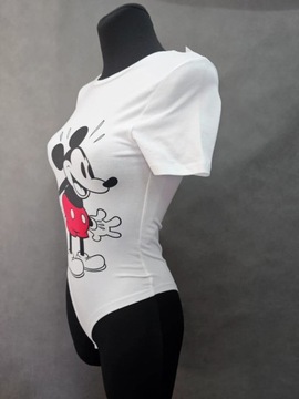 Primark body białe Mickey Mouse 32 34