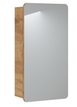 Szafka do łazienki z lustrem ARUBA 842 dąb craft