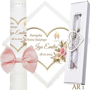 КРЕЩЕННАЯ СВЕЧА КОРОБКА ДЛЯ ОДЕЖДЫ ДЛЯ КРЕЩЕНИЯ