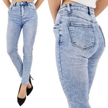 КЛАССИЧЕСКИЕ ЖЕНСКИЕ ДЖИНСЫ SKIN – СИНИЙ ФИТ