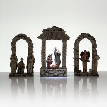 Красивый оригинальный светодиодный рождественский вертеп