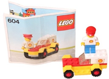 LEGO CITY TOWN LEGOLAND 604 INSTRUKCJA SHELL unikat ZESTAW