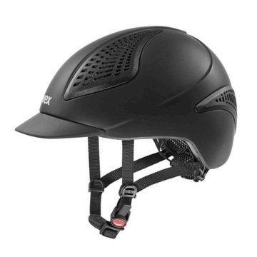 Kask jeździecki Uvex Reithelm Exxential II Black Mat 59 - 61 cm CZARNY