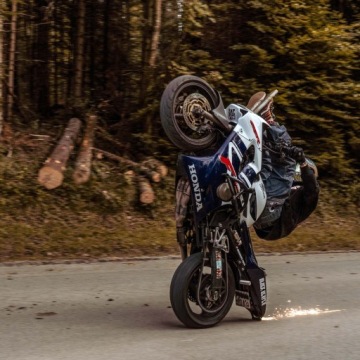 Задний стальной багажник Honda CBR 600F F4i FS (2001-2007) PC35 - трюковой