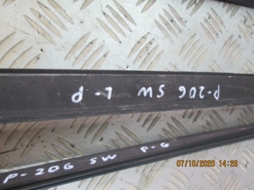 КОМПЛЕКТ НАКЛАДОК ВЕТРОВОГО СТЕКЛА PEUGEOT 206 SW